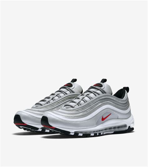 nike air max 97 silver grigie e bianche|nike air max 97 bianco.